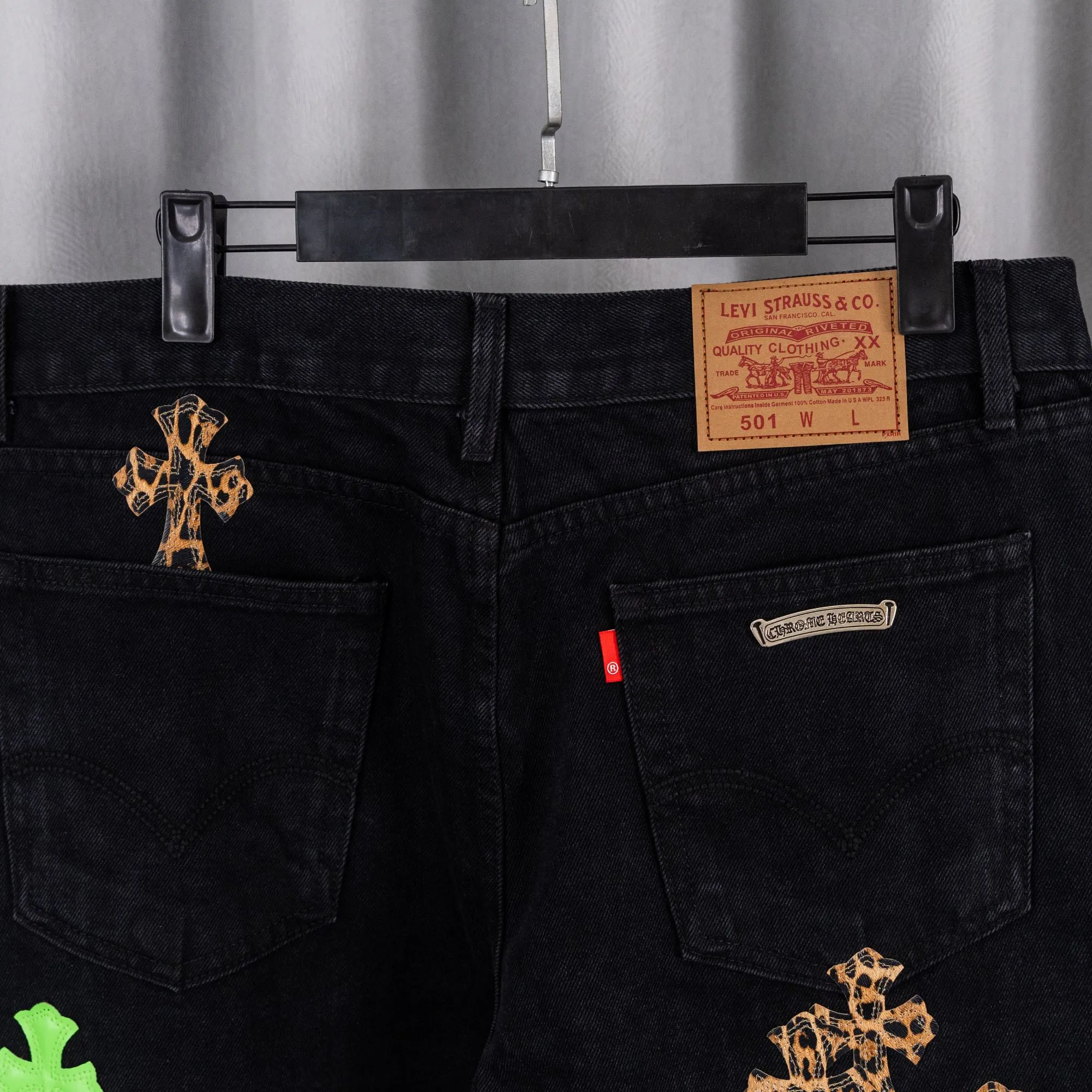 （ ） 155 vintage levis remake remake remake remake #CHROME HEARTS Same Style